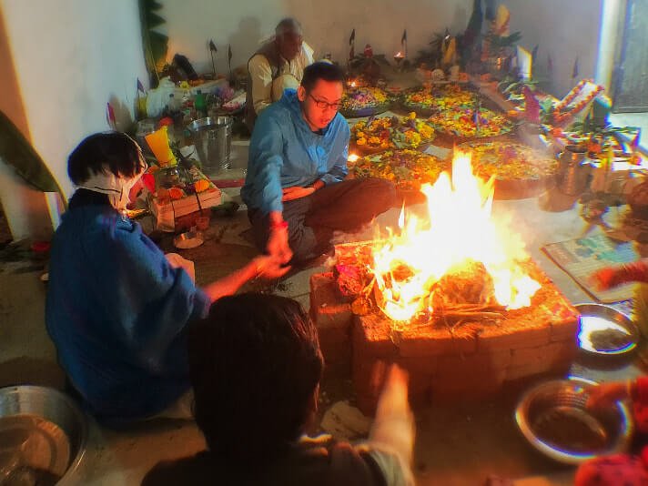 臺灣人在印度舉行濕婆儀式：五天五夜的禁食、誦經、獻花和佈施